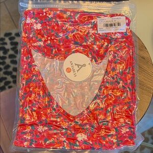 ANRABESS Women's Floral Red Dress